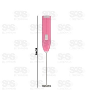 Mixer Misturador Elétrico Inox à Pilha 46385