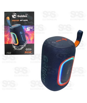 Caixa De Som 50W Resistente À Água Golden Pro GP-226