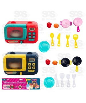 Kit Microondas Divertido 10 Peças Homeplay 1110