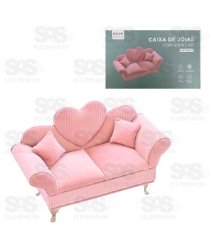 Porta Joias Com Espelho Cores Variadas LMF-MZ47