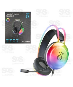 Fone Headset Gamer RGB Pro Aitek Delta F4132