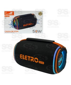 Caixa De Som 50W Resistente À Água Eletromex EL-1133