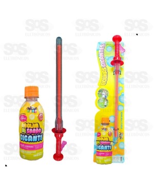 Bolha De Sabão Gigante Bastão Espada Refil 300ml