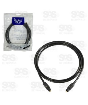 Cabo Óptico Para Áudio Digital 2 Metros Altomex AL-C088