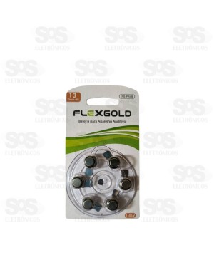 Bateria Para Aparelho Auditivo Zinco -Ar 13 Cartela 6 unidades FX-PR48