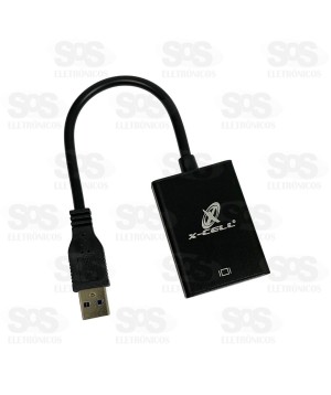 Cabo Conversor USB Para HDMI X-Cell XC-ADP-36