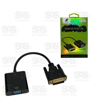 Cabo Conversor DVI-D Para VGA X-Cell XC-ADP-34