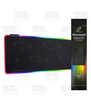 Mouse Pad Gamer LED RGB Extra Grande 90x40CM XC-MPD-06