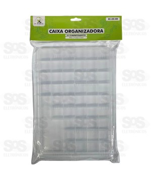 Caixa Organizadora Transparente 54 Divisões XC-CO-08