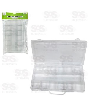 Caixa Organizadora Transparente 12 Divisões XC-CO-09