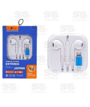 Fone De Ouvido Entrada Lightning Inova FON-12380