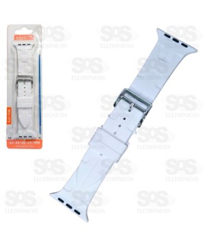 Pulseira De Silicone Esportiva 42/44/45/49mm Cores Variadas Basik WU-379