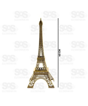 Enfeite em Metal Torre Eiffel 40cm 1350