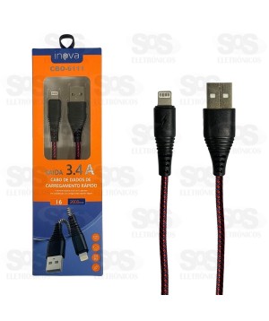 Cabo De Dados 3.4A Iphone 2 Metros Inova CBO-6111