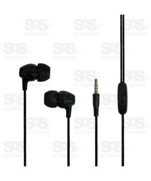 Fone De Ouvido Estéreo Com Microfone Inova FON-6759