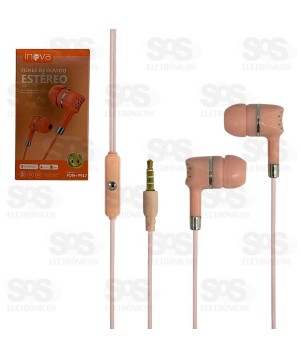 Fone De Ouvido Estéreo Com Microfone Inova FON-9917