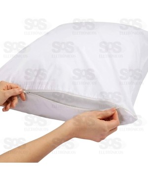 Protetor de Travesseiro Impermeável 70x50cm Com Zíper