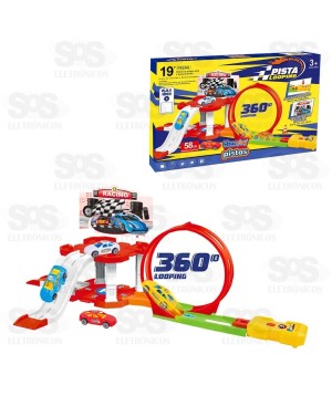 Pista De Carros Com Looping Homeplay 1032