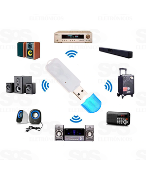 Receptor de Áudio Bluetooth USB AL-A230