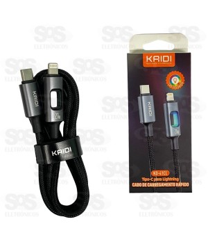 Cabo De Dados Type C Para Iphone 27W 1 Metro KD-41CL