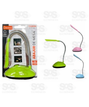 Luminária de Mesa Com Haste Articulada Caerus CRS-2207