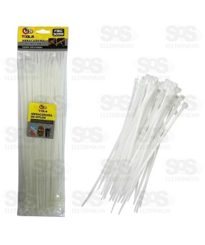 Abraçadeira De Nylon 3,6X300mm 100 Unidades FBG 3055