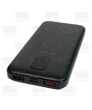 Carga Extra 10.000mAh 4 Interfaces Eletromex EL-2958