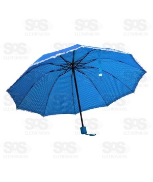 Guarda Chuva Poliéster Bolinhas 120CM Altomex AJ-3410
