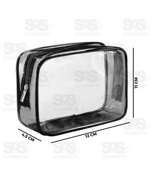 Necessaire Transparente 12x11CM TOP1694