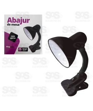 Luminária Abajur de Mesa Com Garra TOP0642