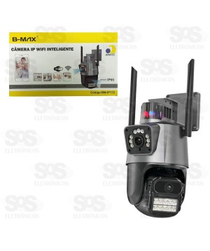 Câmera Dupla De Segurança Inteligente Com Wifi B-Max BM-IP172