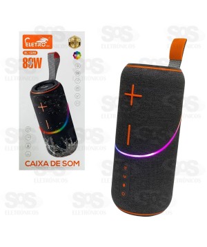 Caixa De Som 80W Resistente À Água Eletromex EL-1128
