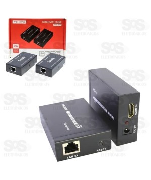 Extensor De Cabo Hdmi Até 60 Metros Tomate MHD-1101