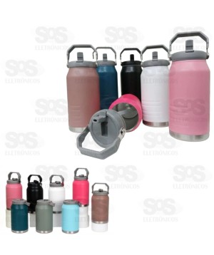 Garrafa Térmica Com Capacidade de 1600ML em Aço Inox  WU-453 