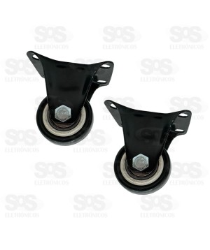 Rodízio Fixo 2 Peças Luatek LWJ-PC1913