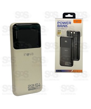 Carga Extra 10.000mAh Com 2 Interfaces Inova POW-13015