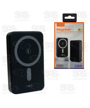 Carga Extra 10000mAh Por Indução Inova MD-12735