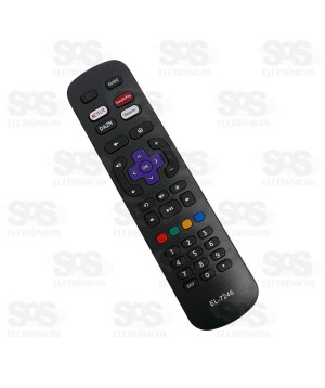 Controle Remoto AOC Smart TV Eletromex EL-7246