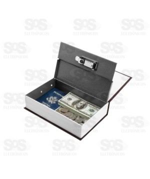 Cofre secreto livro com chave 1735