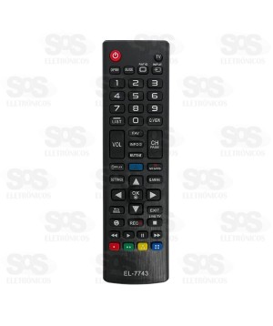 Controle Remoto LG Smart Eletromex EL-7743