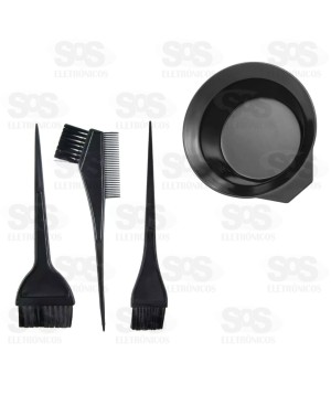 Kit Para Pintar Cabelo 4 Peças Hai Brasil AIH1151