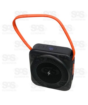 Carga Extra 10.000mAh Por Indução Eletromex EL-2983