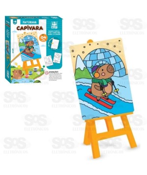 Kit Pinturinha Capivara Nig 0239