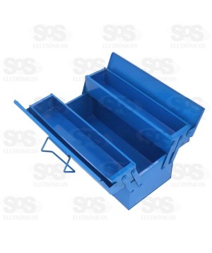 Caixa De Ferramentas em Ferro Com Divisorias Luatek LWJ-1972