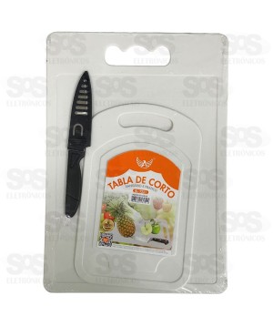 Kit 2 Tábuas de Corte Com Faca Altomex AL-3251