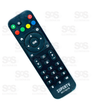 Controle Remoto SuperTV Black e Blue sky-9078