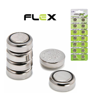 Bateria Botão LR 1130 AG10 Cartela Com 14 Unidades Flex
