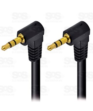 Cabo P2 x P2 90º 1,5 Metros X-Cell XC-P2-9A