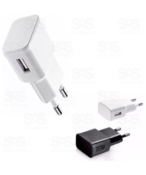 Carregador Fonte Universal Com 1 Saída USB 5V 2A EK-8680