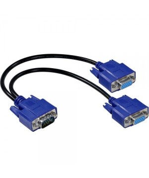 Cabo Y VGA Com 1 Macho E 2 Fêmea